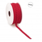 Ribbon rosy elastic