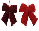 Bow velvet w/filling