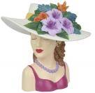 Buste woman w/hat
