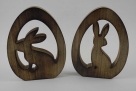 Egg w/rabbit wood