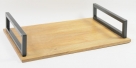 Tray rect. wood