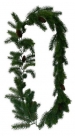 Pine cone garland