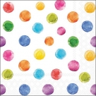 Polka dots white