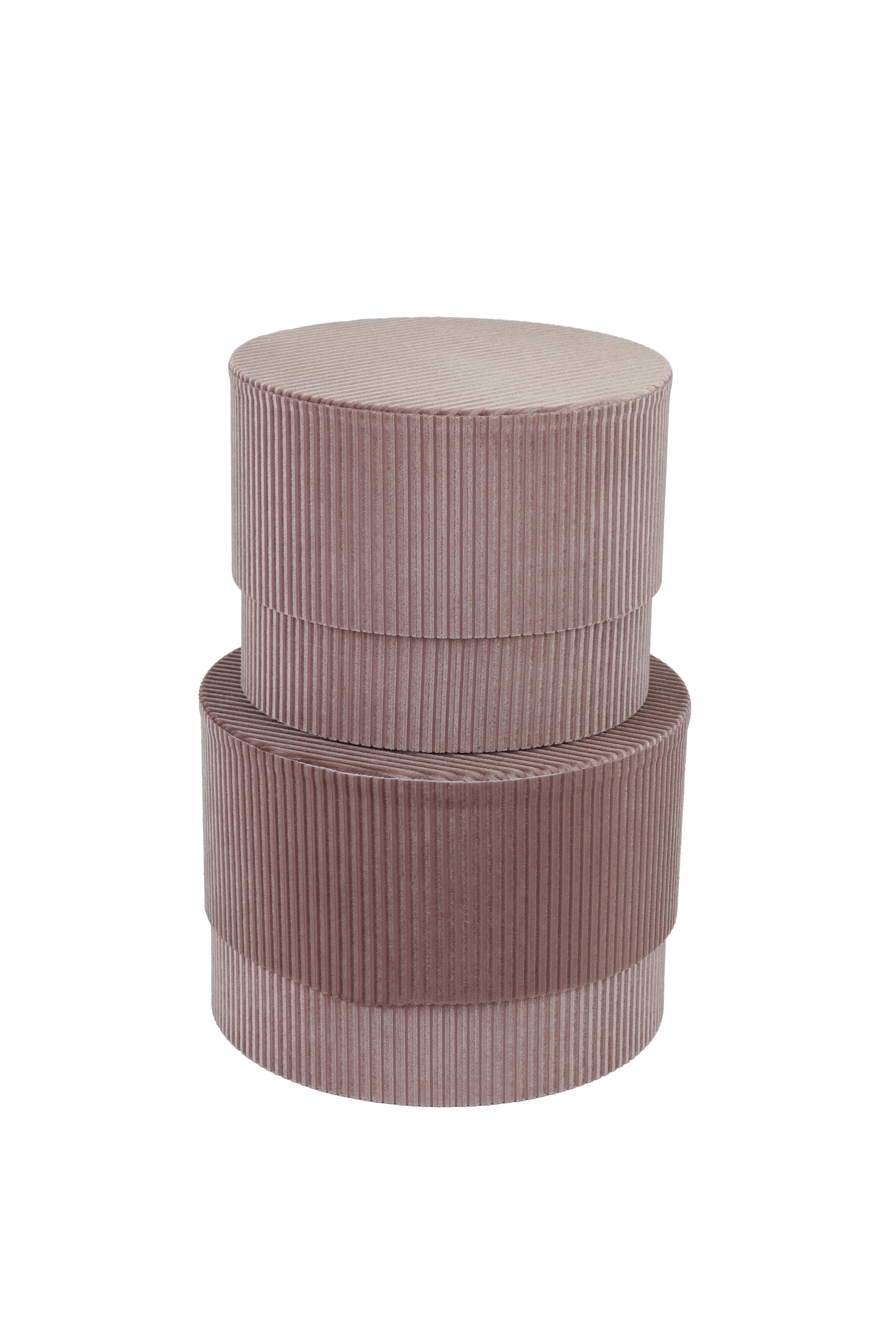 Box velours round