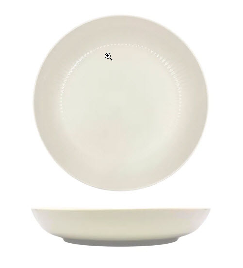 Deep plate porcelain
