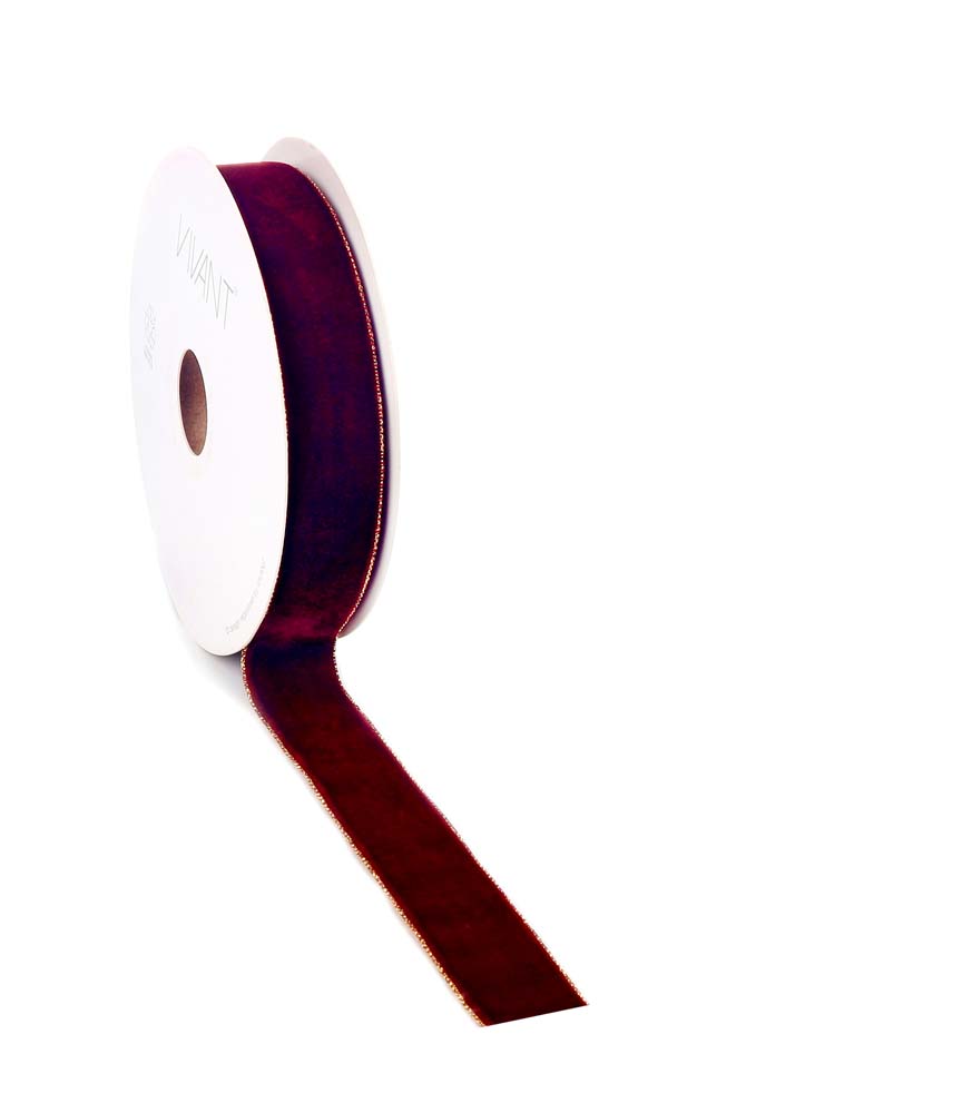Ribbon velvety gold