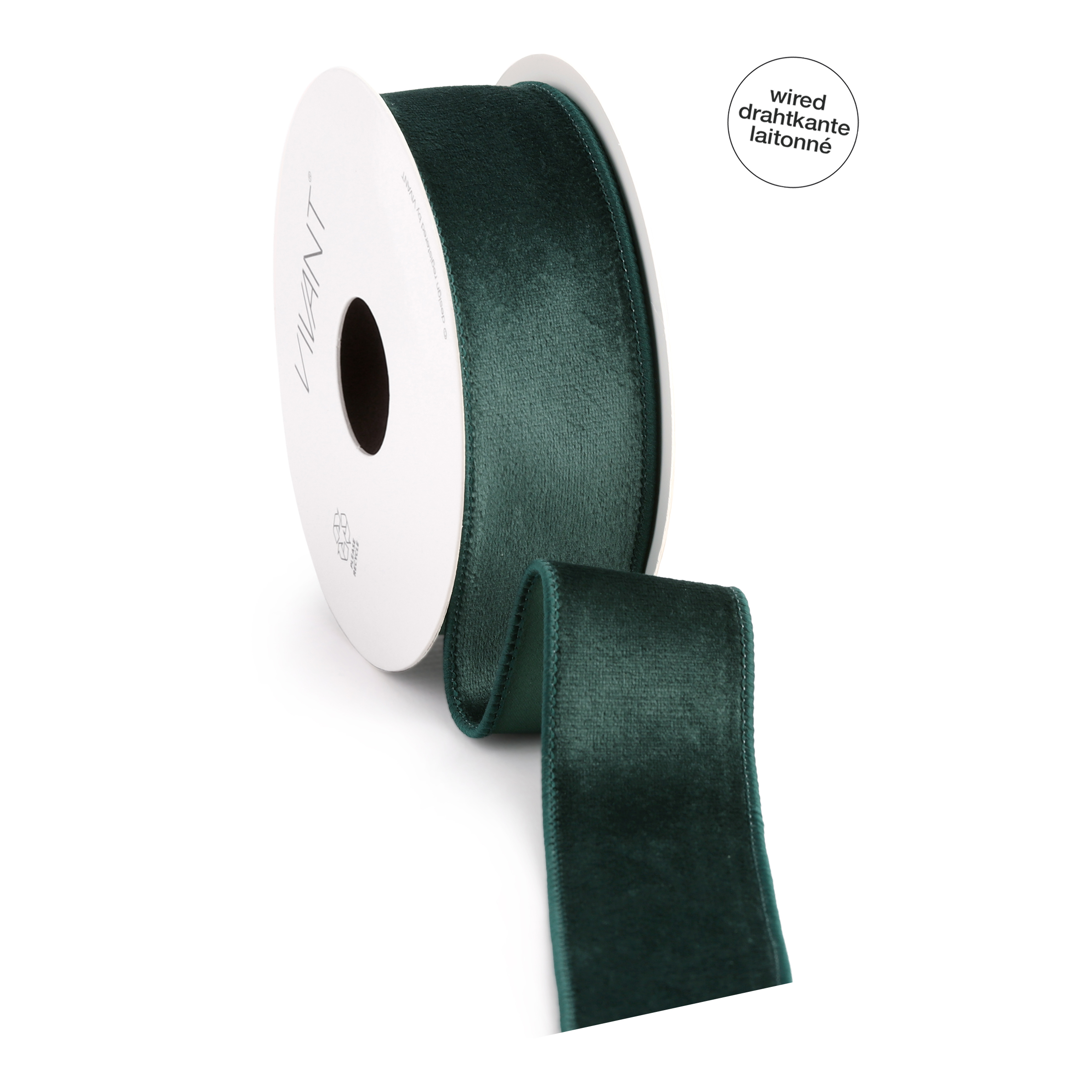 Ribbon wired velvet