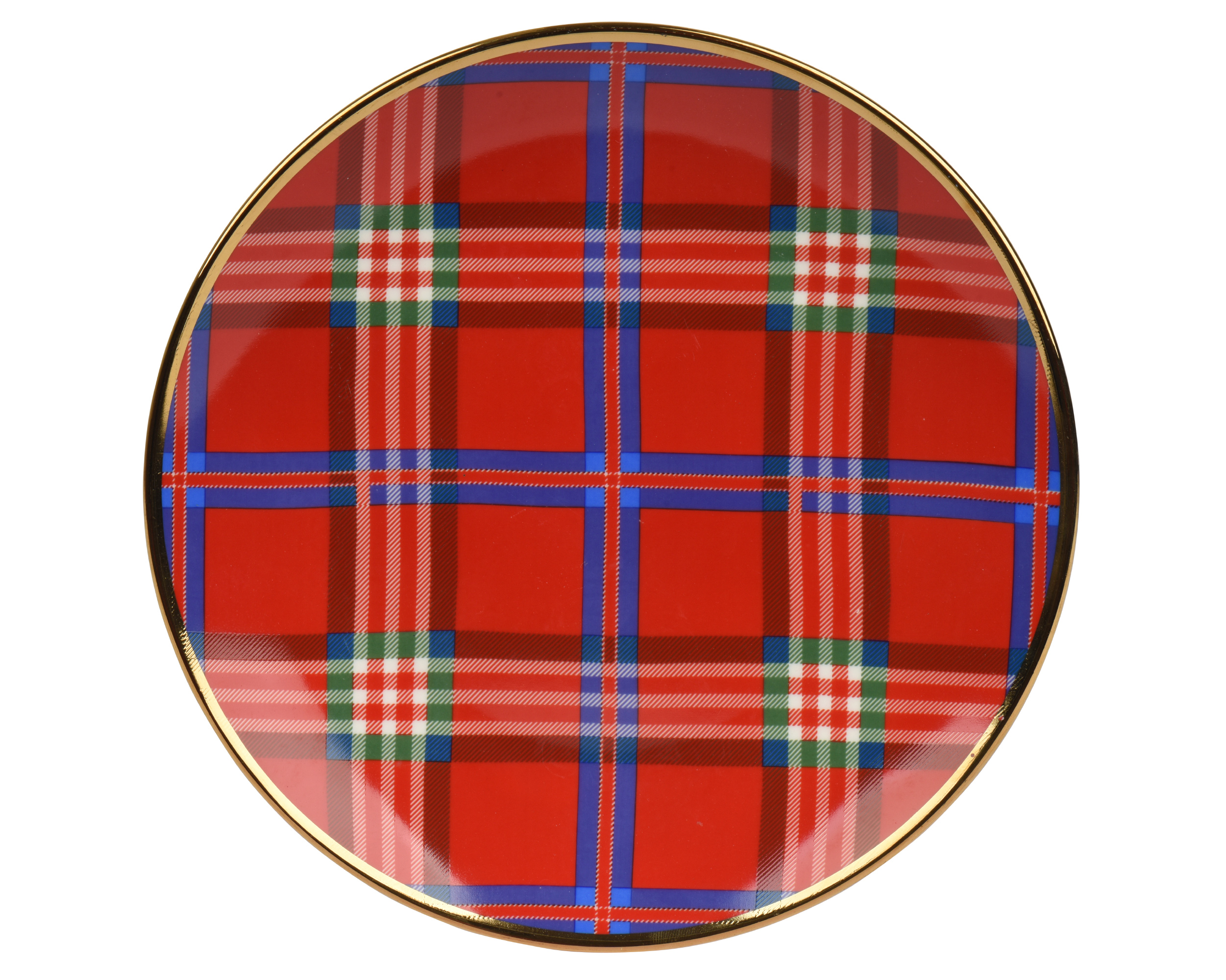 Dinner plate w/rim