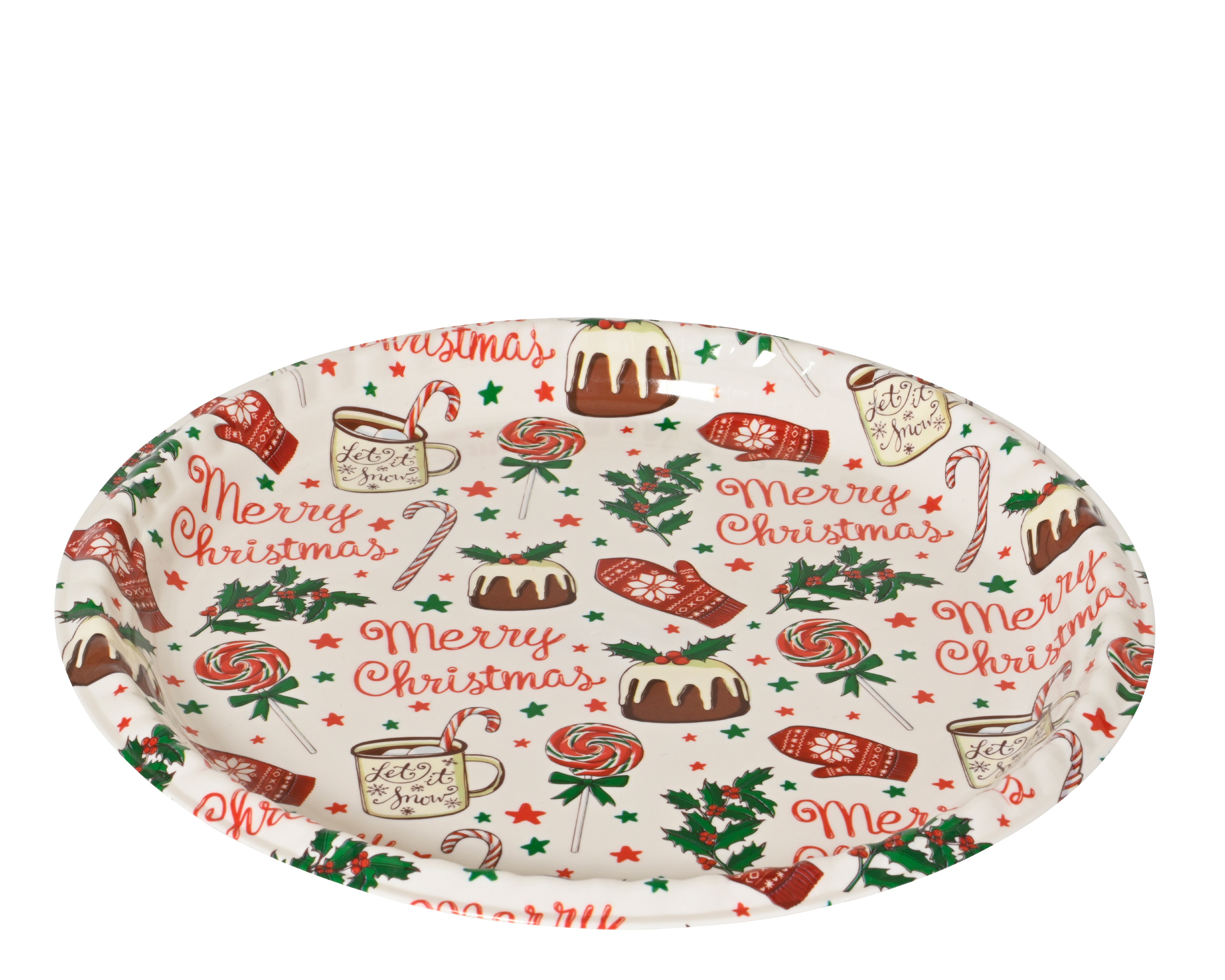 Deco plate round