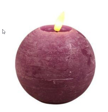 Wax ball candle led