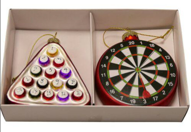 Xmas dart billiard