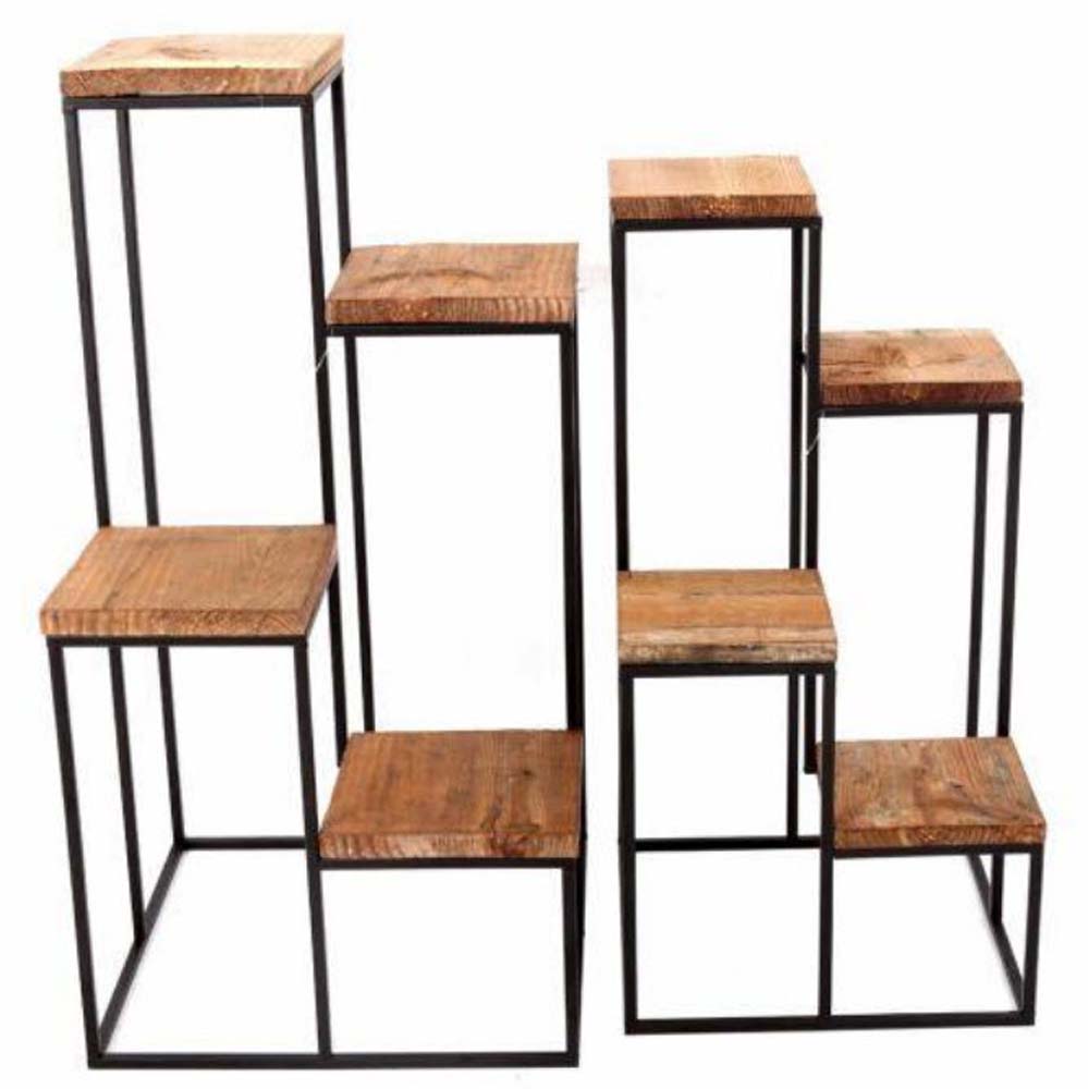 Pillar x4 wood/metal