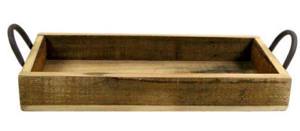 Tray wood rect.