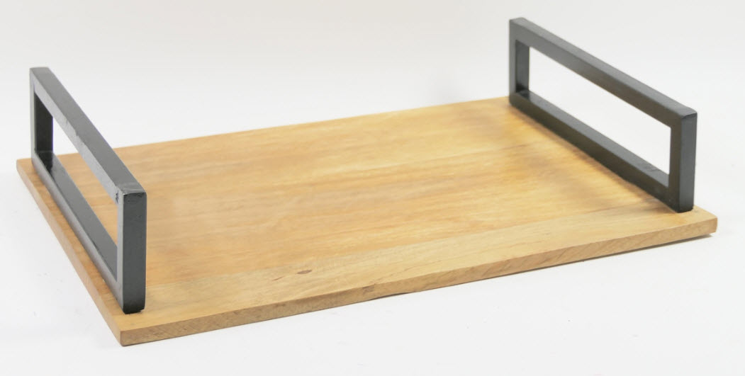 Tray rect. wood