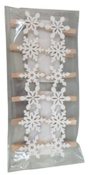 Snowflake on clip