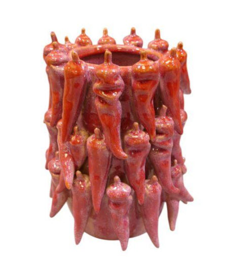 Vase ceramic pepper