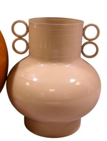 Vase metal rd
