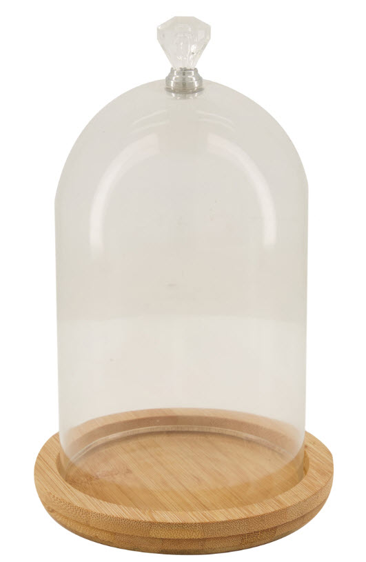 Bell glass w/base